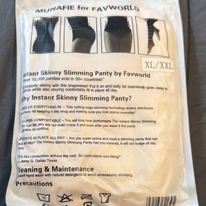 Black Instant Skinny Slimming Panty